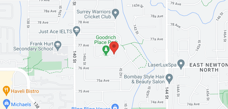 map of 7659 GOODRICH PLACE